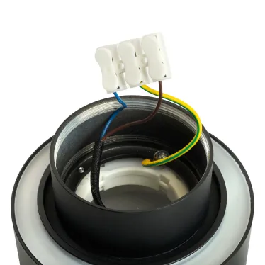 Светильник ДПО-12w GX53 без лампы IP44 черный