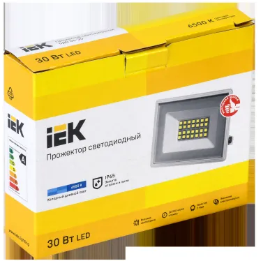 Прожектор светодиодный СДО 06-30 IP65 6500K белый IEK