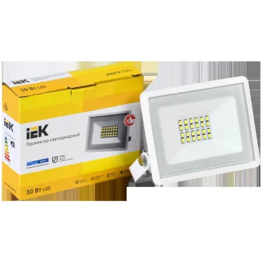 Прожектор светодиодный СДО 06-30 IP65 6500K белый IEK