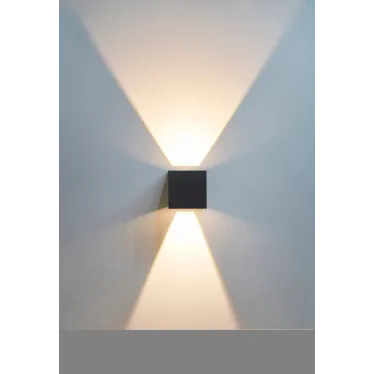 LIGHTING Светильник уличный светодиодный 5111 настенный 6Вт 4000К IP65 черный IEK