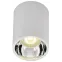 LIGHTING Светильник 4111 накладной потолочный под лампу GU10 белый/хром пластик IEK