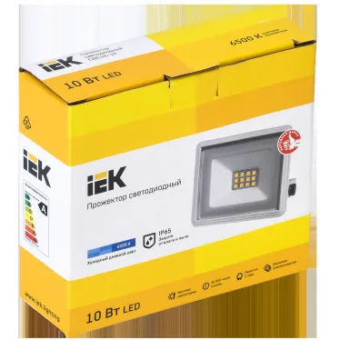 Прожектор светодиодный СДО 06-10 IP65 6500K белый IEK