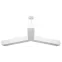 Светильник LED Geometria Igrek SPO-144-W-40K-066 66Вт 4000К 4000Лм IP40 1200*1200*80 белый подвесной драйвер внутри