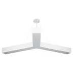 Светильник LED Geometria Igrek SPO-144-W-40K-066 66Вт 4000К 4000Лм IP40 1200*1200*80 белый подвесной драйвер внутри