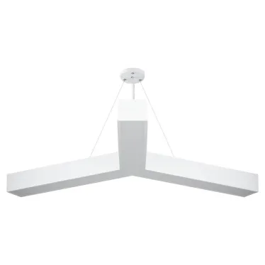 Светильник LED Geometria Igrek SPO-144-W-40K-066 66Вт 4000К 4000Лм IP40 1200*1200*80 белый подвесной драйвер внутри