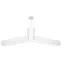 Светильник LED Geometria Igrek SPO-144-W-40K-066 66Вт 4000К 4000Лм IP40 1200*1200*80 белый подвесной драйвер внутри