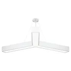 Светильник LED Geometria Igrek SPO-144-W-40K-066 66Вт 4000К 4000Лм IP40 1200*1200*80 белый подвесной драйвер внутри