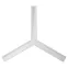 Светильник LED Geometria Igrek SPO-144-W-40K-066 66Вт 4000К 4000Лм IP40 1200*1200*80 белый подвесной драйвер внутри
