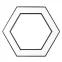 Светильник светодиодный Geometria Hexagon SPO-124-B-40K-051 51Вт 4000К 3900Лм IP40 800*800*80 черный подвесной