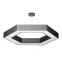 Светильник светодиодный Geometria Hexagon SPO-124-B-40K-051 51Вт 4000К 3900Лм IP40 800*800*80 черный подвесной