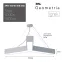 Светильник светодиодный Geometria Igrek SPO-143-W-40K-056 56Вт 4000К 3700Лм IP40 900*900*80 белый подвесной