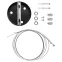 Светильник LED Geometria Delta SPO-153-B-40K-030 30Вт 4000К 2100Лм IP40 600*80 черный подвесной драйвер внутри