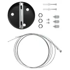 Светильник LED Geometria Igrek SPO-141-B-40K-028 28Вт 4000K 1750Лм IP40 600*80 черный подвесной драйвер внутри