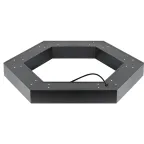 Светильник LED Geometria Hexagon SPO-123-B-40K-045 45Вт 4000K 2500Лм IP40 600*80 черный подвесной драйвер внутри
