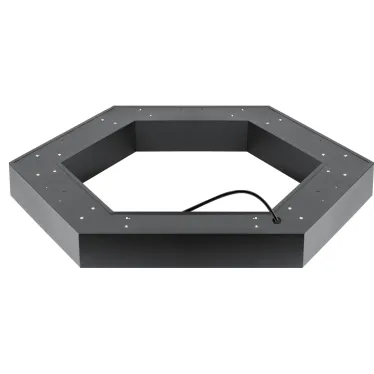 Светильник LED Geometria Hexagon SPO-123-B-40K-045 45Вт 4000K 2500Лм IP40 600*80 черный подвесной драйвер внутри