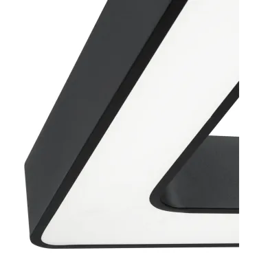 Светильник LED Geometria Quadro SPO-161-B-40K-060 60Вт 4000К 5500Лм IP40 600х80 черный подвесной драйвер внутри