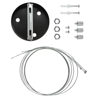 Светильник LED Geometria Quadro SPO-161-B-40K-060 60Вт 4000К 5500Лм IP40 600х80 черный подвесной драйвер внутри