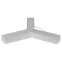 Светильник LED Geometria Igrek SPO-143-W-40K-056 56Вт 4000K 3700Лм IP40 900*80 белый подвесной драйвер внутри