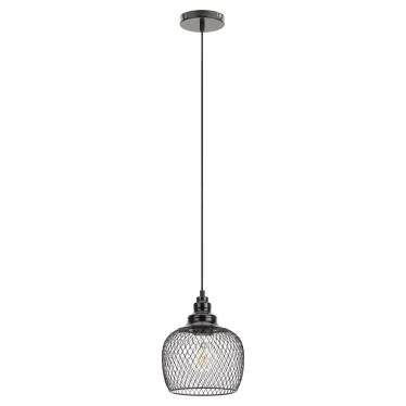 Подвес PL8 BK металл, E27, max 60W, d170 мм, черный (10/180)