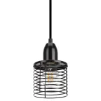 Подвес PL5 BK металл, E27, max 60W, d107 мм, черный (20/300)
