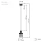 Подвес PL5 BK металл, E27, max 60W, d107 мм, черный (20/300)
