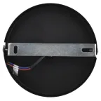Светильник PL4 BK/BN Подвес металл, E27, max 60W, d203 мм, шагрень черный/темный никель