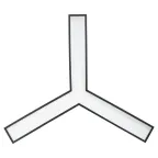 Светильник светодиодный Geometria Igrek SPO-144-B-40K-066 66Вт 4000К 4000Лм IP40 1200*1200*80 черный подвесной ЛТ | Б0058889 | ЭРА