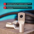 Наконечник ТМЛ 70-10-13 (70 кв мм - 10 мм) ГОСТ 7386-80 (в упак. 2 шт.), REXANT