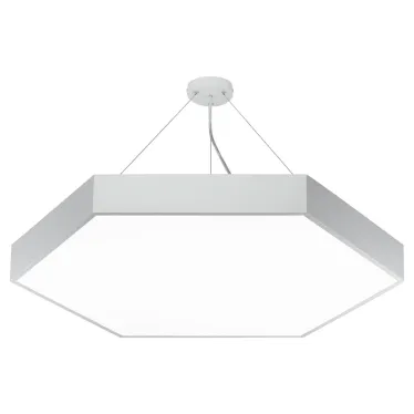 Светильник LED Geometria Hexagon SPO-122-W-40K-066 66Вт 4000К 800*800*80 белый подвесной драйвер внутри