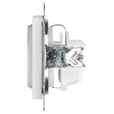 Розетка Intro Accent 6-202-01 2P+E Schuko, 16А-250В, IP20, СУ, AL/CU, белый