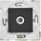 SKANDY Розетка TV оконечная SK-A12Bl черный IEK