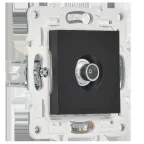 SKANDY Розетка TV оконечная SK-A12Bl черный IEK