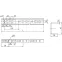 Профиль прямолинейный, L1125, толщина2,5 мм, на 9 рожков
