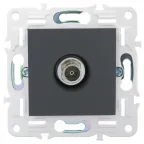 SKANDY Розетка TV оконечная SK-A12G графит IEK