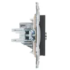 SKANDY Розетка TV оконечная SK-A12G графит IEK