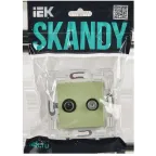 SKANDY Розетка двойная TV+SAT SK-A13G мятный IEK