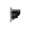 Розетка STRONG одинарная с/з скрытой установки з/ш 16А с USB A+C быстрой зарядки 5В/3А механизм жемчуг