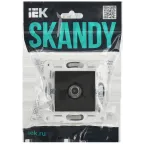 SKANDY Розетка TV оконечная SK-A12T титан IEK