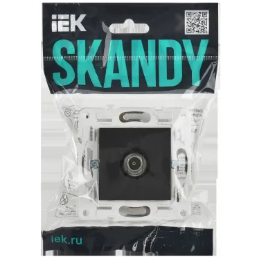 SKANDY Розетка TV оконечная SK-A12T титан IEK