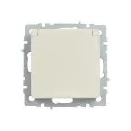 BRITE Розетка с заземлением с защитными шторками и крышкой 16А IP44 РСбш10-3-44-БрКр бежевый