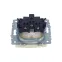 BRITE Розетка с заземлением с защитными шторками и крышкой 16А IP44 РСбш10-3-44-БрКр бежевый