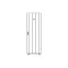 Шкаф Uniprom. 48U-750/1200. боковые панели 4шт. черный