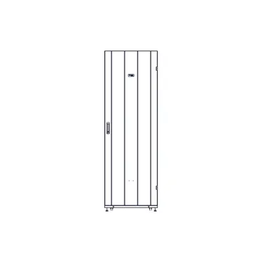 Шкаф Uniprom. 48U-750/1200. боковые панели 4шт. черный