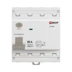 Выключатель дифференциального тока ВД-100N 4P 80А 30мА AC эл-мех 6кА PROXIMA