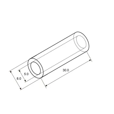Гильза ГМЛ 10-5 (10 кв мм - 5 мм) ГОСТ 23469.3-79 5шт, REXANT