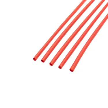 Термоусаживаемая трубка 3,0 1,5 мм, красная, упаковка 50 шт. по 1 м, REXANT