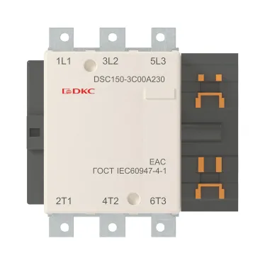 Магнитный контактор DSC150-3C00A230 150А 75кВт (AC3) кат 220В AC