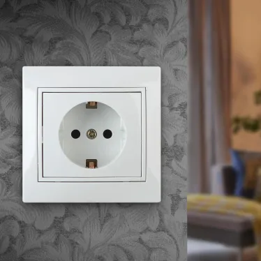 Розетка 2P+E Schuko со шторками, 16А-250В, СУ, б.л., Plano, белый, 1Э-206-01