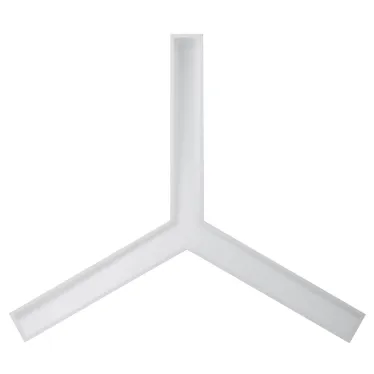 Светильник светодиодный Geometria Igrek SPO-144-W-40K-066 66Вт 4000К 4000Лм IP40 1200*1200*80 белый подвесной