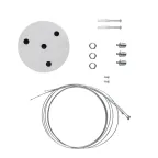 Светильник светодиодный Geometria Igrek SPO-144-W-40K-066 66Вт 4000К 4000Лм IP40 1200*1200*80 белый подвесной